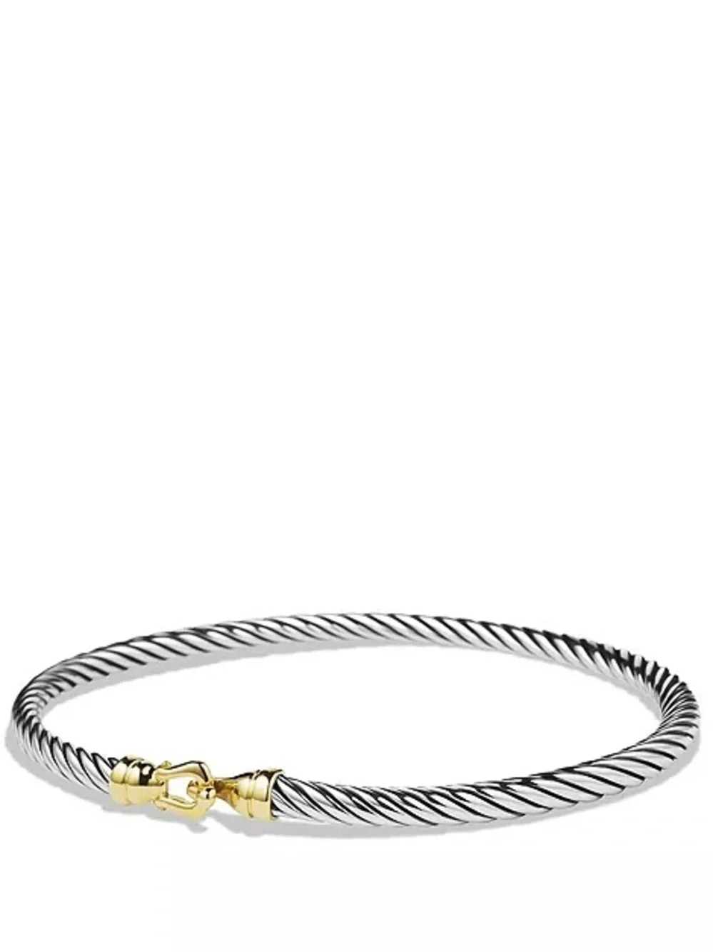 David Yurman Cable Kids Buckle Bracelet with 18K Gold